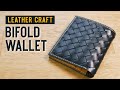 [가죽공예]보테가st 반지갑만들기+패턴 : [leather craft]making a intrecciato bifold wallet + PDF pattern