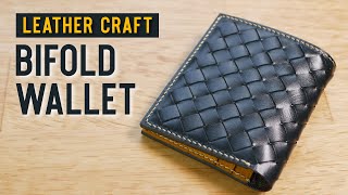 [가죽공예]보테가st 반지갑만들기 : [leather craft]making a intrecciato bifold wallet