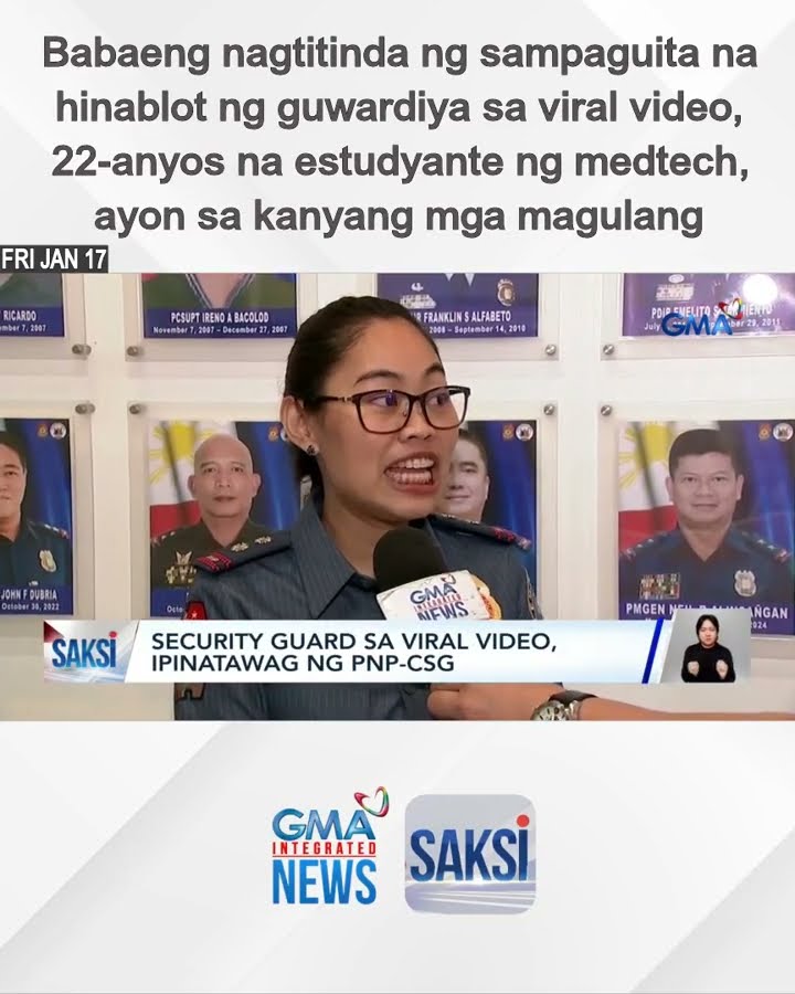 Babaeng nagtitinda ng sampaguita na hinablot ng guwardiya sa viral video, 22-anyos na... | Saksi
