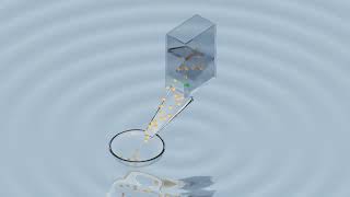 BLENDER RENDER - RIGID BODY PHYSICS | WAVE MODIFIER