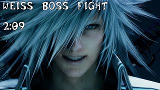 Final Fantasy VII Remake Intergrade - Secret Boss Fight Weiss (2:09 Minutes)