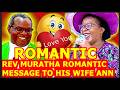 🥰🥰🥰ROMANTIC LOVELY MOMENT AS HON ANN WAMURATHA HUSBAND REV MURATHA DESCRIBE HER @HOME &amp; IN POLITICS