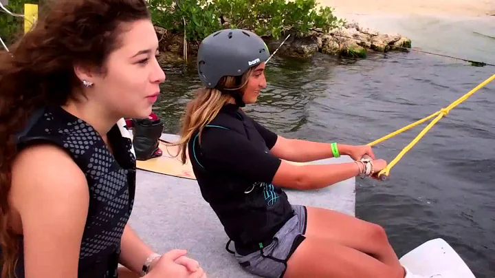 Danielle checks out Keys Cable Park in Marathon, F...