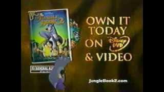 'Jungle Book 2' DVD TV Ad (USA) Summer 2003