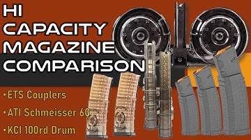 ETS Coupler vs. Schmeisser 60 vs. KCI 100rd Drum