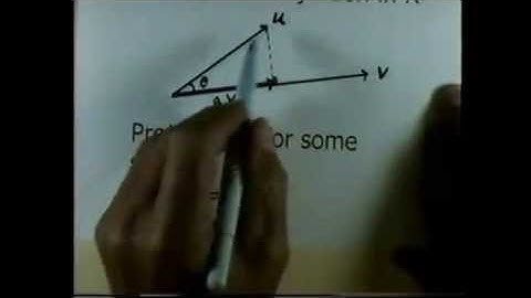 MAT 280 Tape 28 Orthogonal Projects - Dr. R. Maynard