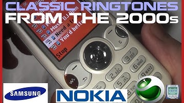 Classic Old Mobile Phone Ringtones from the 2000s