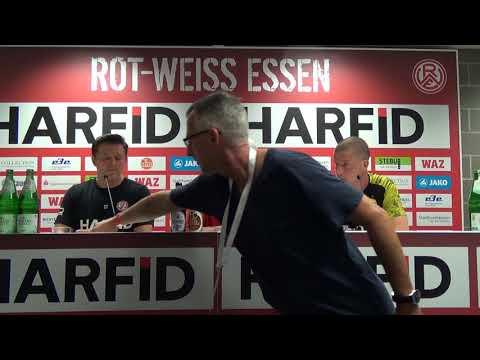 Pressekonferenz Rot Weiss Essen - Borussia Dortmund U23