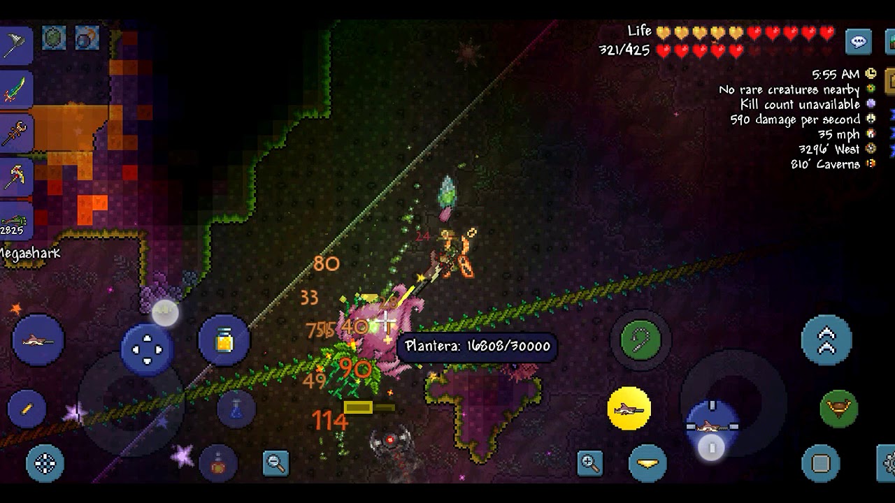 How to beat plantera witout any potions (terraria 1.3)