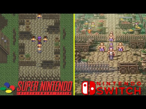 Live-A-Live Remake vs Original Early Graphics Comparison / Nintendo Switch vs SNES