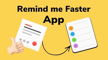 RemindMeFaster - The App To Make Time Tick Faster