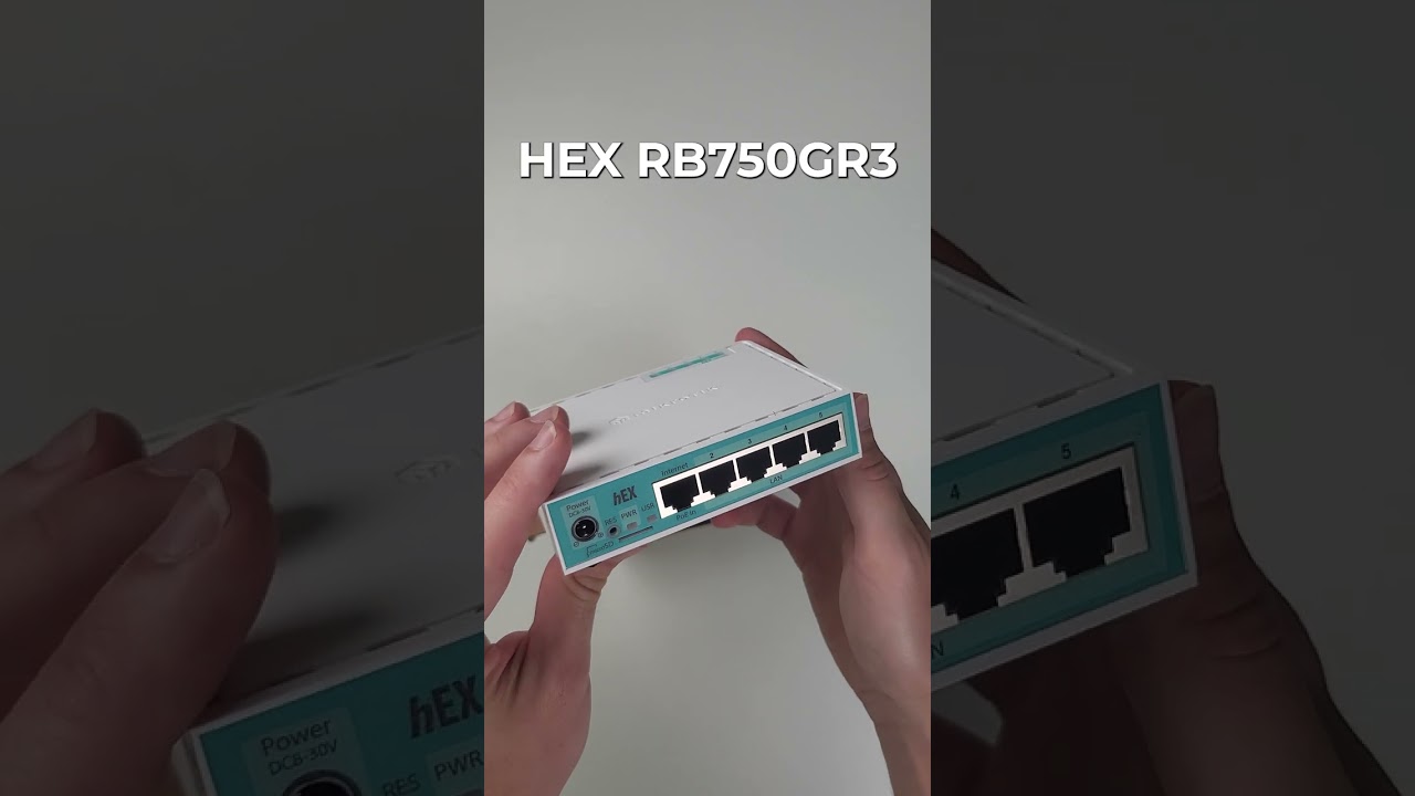 MikroTik HEX RB750GR3 Routerboard