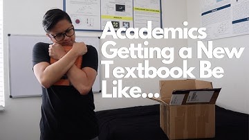 Academics Getting a New Textbook Be Like...