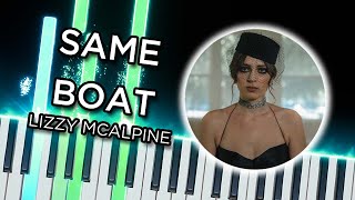 Same Boat (Lizzy McAlpine) - Piano Tutorial