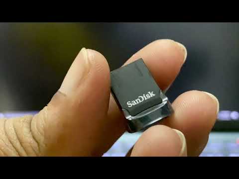 SanDisk Ultra Fit 3.1 Flash Drive - Unboxing & Speed Test | Best Tiny Car Pendrive