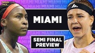 Gauff vs Muchova | WTA Miami 2026 SF | Tennis Talk Preview