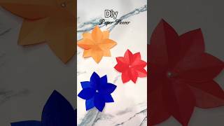 How to make paper Flowers | Super Easy DIy tutorial 🌸 #shorts #papercrafttutorial #paperart #craft