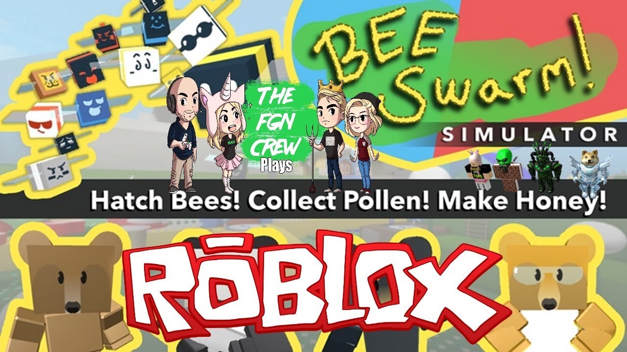 The Fgn Crew Plays Roblox Bee Swarm Simulator Youtube - fgn crew plays roblox tycoon