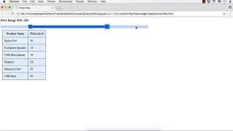 jQuery UI Project: Price Range Filter (Part 2)
