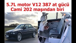 41000 dollara ideal vəziyyətdə Alpina B12 5.7 BMW 7-series E38