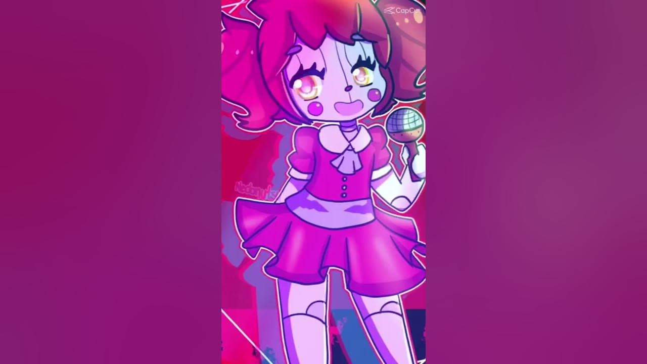 Ballora x circus baby!💜❤️ (⚠️not a ship! Mother and daughter⚠️) #shorts #capcut #fnaf #fnafedit
