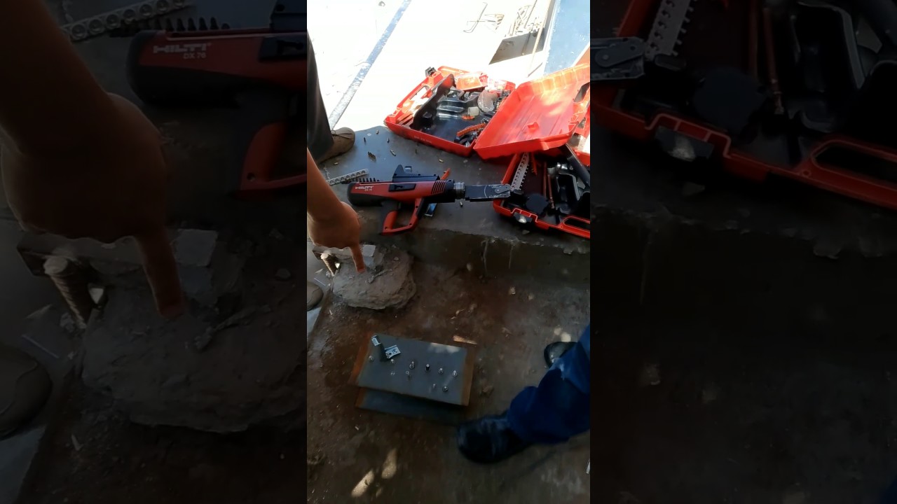Shear connector with DX 76 HILTI YouTube