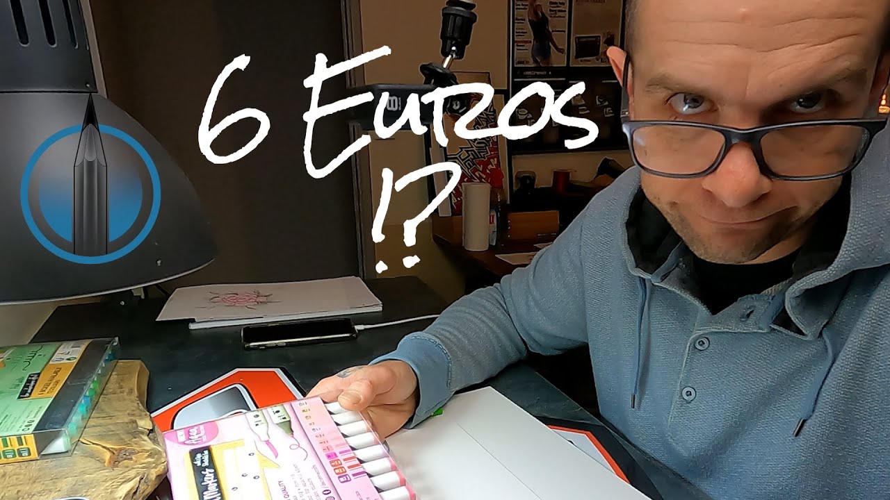 [DESSINER-FACILE] Matériel dessin : Test marqueurs Action ! Si c'est pas cher ...