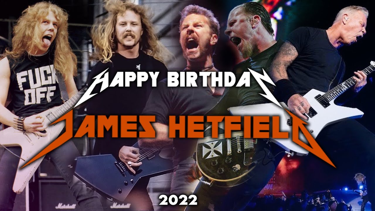 HAPPY BIRTHDAY JAMES HETFIELD 2022 / ALL Metallica Albums Riff