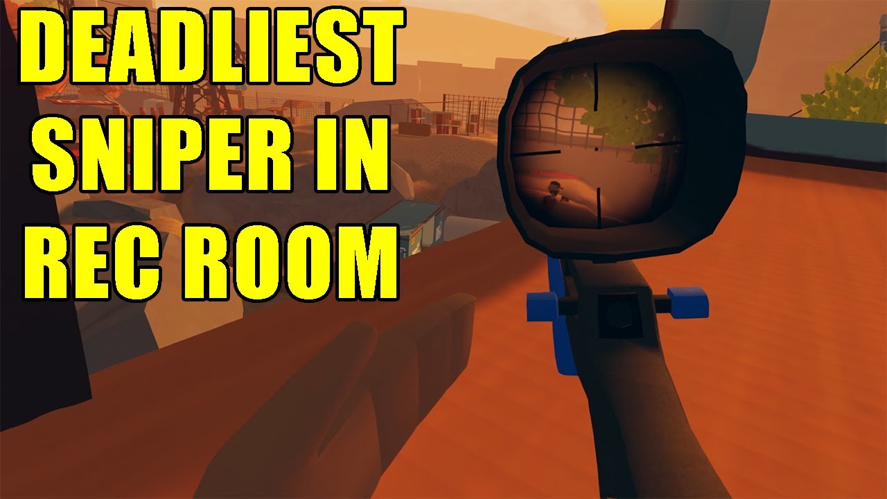 DEADLIEST SNIPER IN REC ROOM PAINTBALL Rec Room VR Gameplay