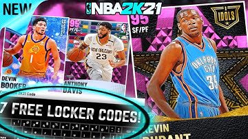 7 *FREE* LOCKER CODES YOU CAN ENTER ON NBA 2K21 RIGHT NOW! (FREE PACKS + CARDS)
