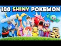 How Fast Can I Catch 100 SHINY Pokemon?!