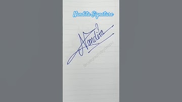 Signature style @nanditashrivastava1847 #nandita #signature #calligraphy #name #viral #trending
