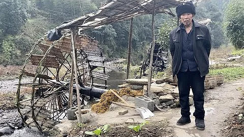實拍一個落後的山溝溝裡，農民還在用最古老的方法造紙，水車打紙漿 - 天天要聞