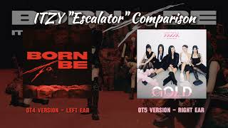ITZY 'Escalator' - OT4 vs OT5 (Final Ver.) | Comparison + Split Audio