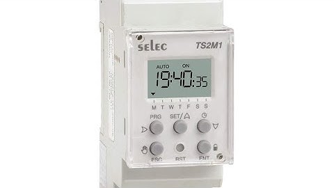 HƯỚNG DẪN CÁCH CÀI ĐẶT RƠ LE THỜI GIAN 24H TS2M1-16A - SELEC