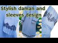 New daman  sleeves design  stitching  cutting  skills of iqra