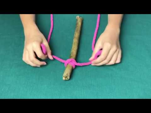 How to tie 5 differnt knots: Easy for kids 