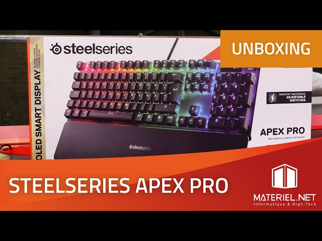 SteelSeries Apex Pro / Pro TKL / Switch OmniPoint Red - Unboxing Clavier  gamer (2020) 