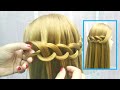 Loop Waterfall braid Nice Hairstyle | Kepang gaya rambut air terjun Part 2