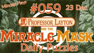 Professor Layton and the Miracle Mask: Daily Puzzles - Day 059 - 23/12/12 - Perilous Voyage 07