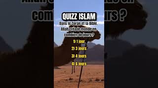 QUIZZ ISLAM (Commentez votre note /5 ?)