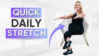 5-Minute Seated Stretch For Women Over 50! by fabulous50s 18,806 views 1 month ago 5 minutes, 25 seconds