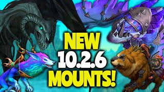 New Awesome Mounts Coming in Patch 10.2.6 & How to Get Them! Guide - Dog Mount, Soul Eater & More!