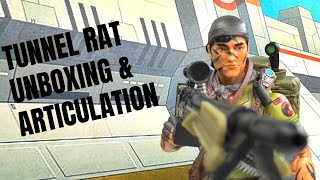 G.I. Joe Classified Tunnel Rat Unboxing and Articulation