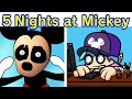 Friday Night Funkin' VS Five Nights at Treasure Island (FNF Mod) (FNATI Mickey Mouse Horror) (FNAF)