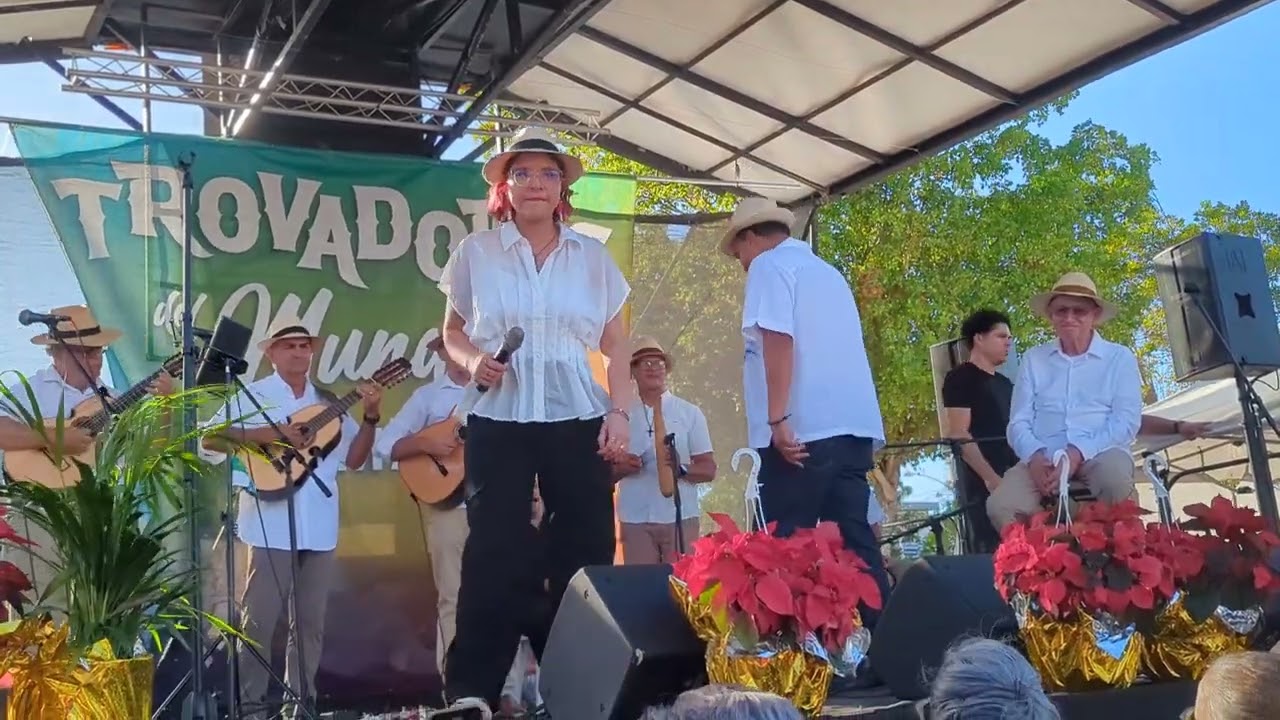 Shamira y Omar Santiago de Decimanía representa Puerto Rico en Trovadores del Mundo, Hatillo, 2025