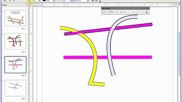 T8 OpenOffice Draw Tutorial How to make a network of double lines for mapping, posters, etc.