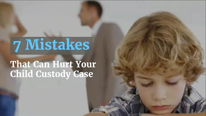 Myers Law Firm: 7 Mistakes That Can Hurt Your Child Custody Case