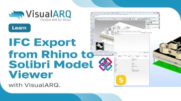 Export IFC from Rhino-VisualARQ to Solibri Model Viewer