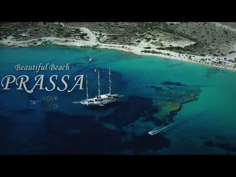 Prassa Beach | Kimolos Greece | Drone Video 4K | Πράσσα Παραλία | Κίμωλος Ελλάδα